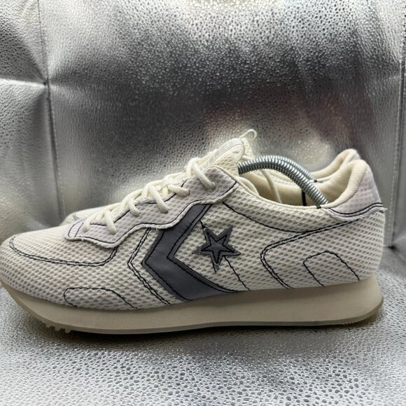 Size M11/W12.5 Converse x Vince Staple Thunderbolt White Unisex Shoes 163895C - Picture 7 of 10